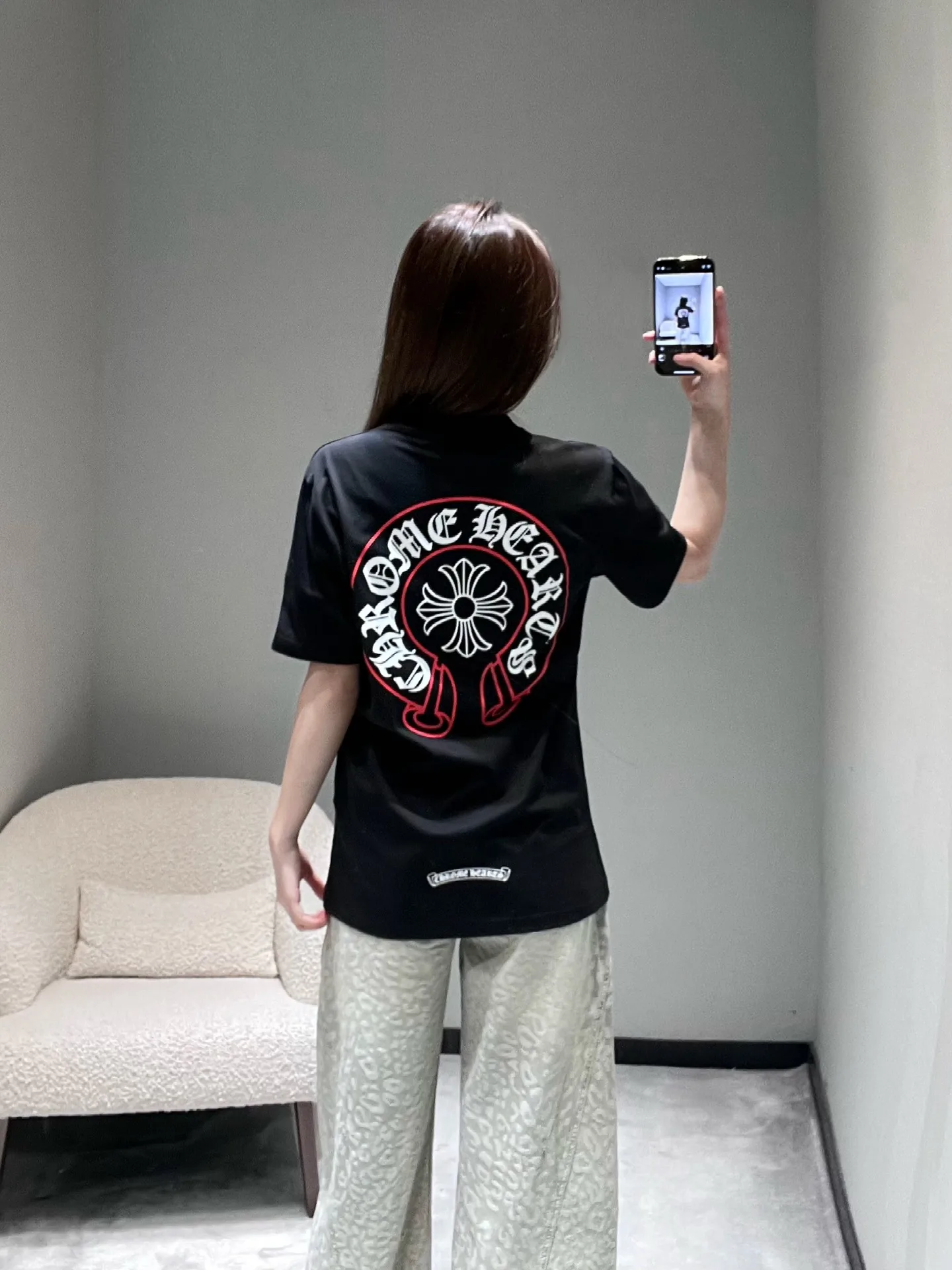 Футболки Женские Chrome Hearts 2707860