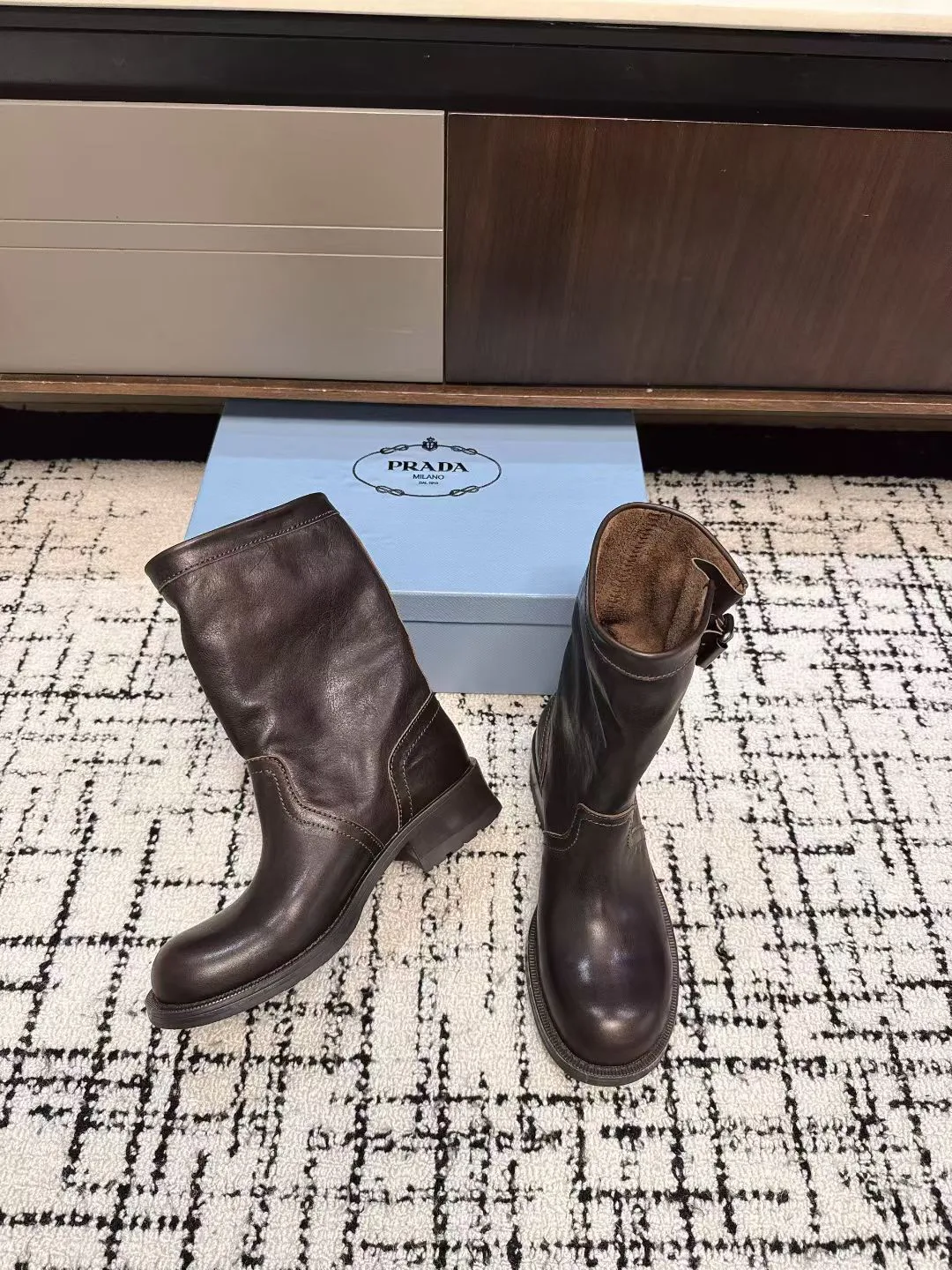 Ботинки Женские Prada 736074