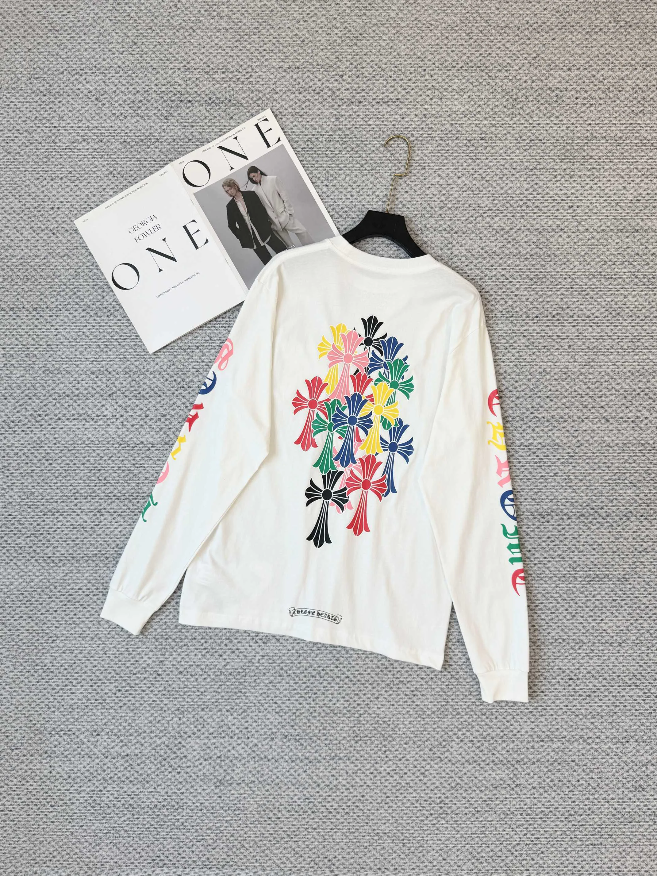 Лонгсливы Женские Chrome Hearts 335538