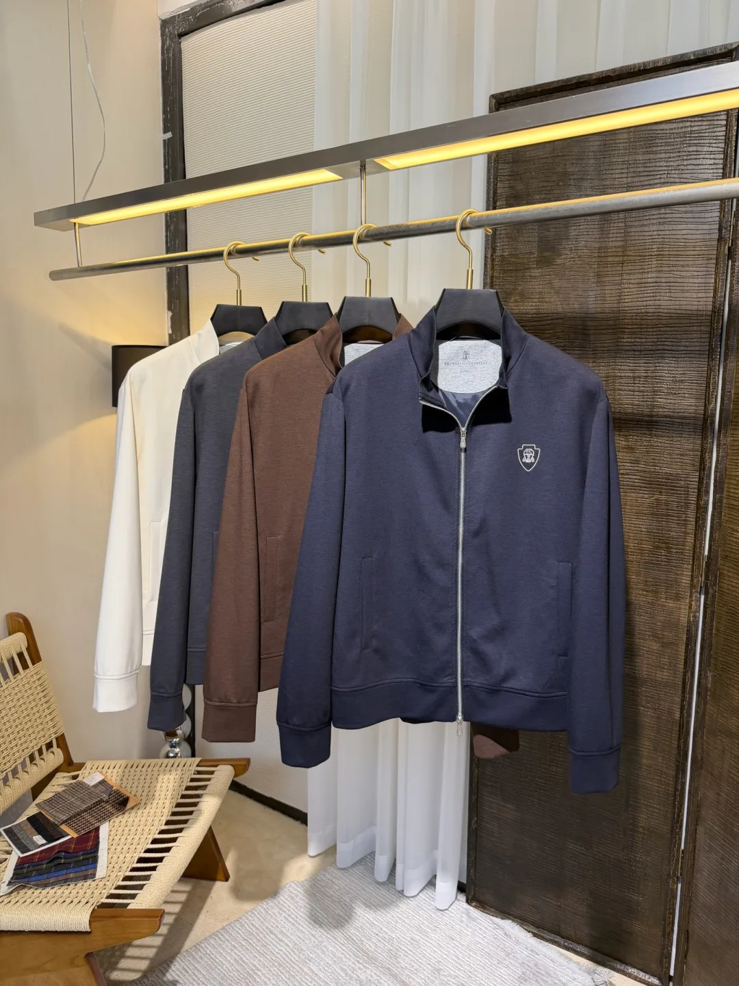 Куртки И Пуховики Мужские Brunello Cucinelli 11498601