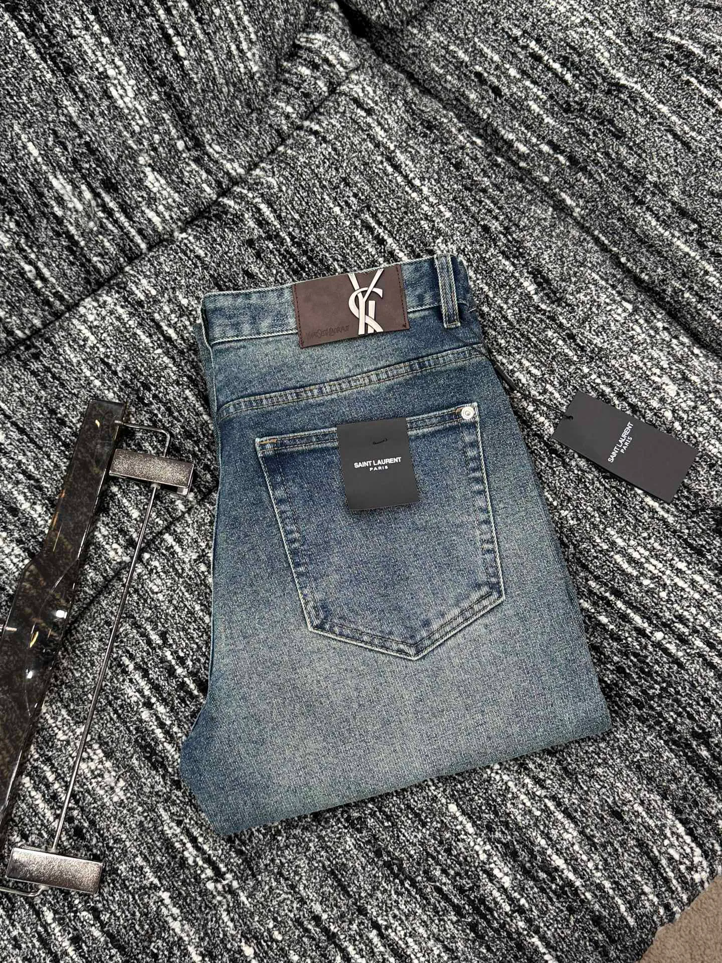 Джинсы Мужские Saint Laurent 18084101