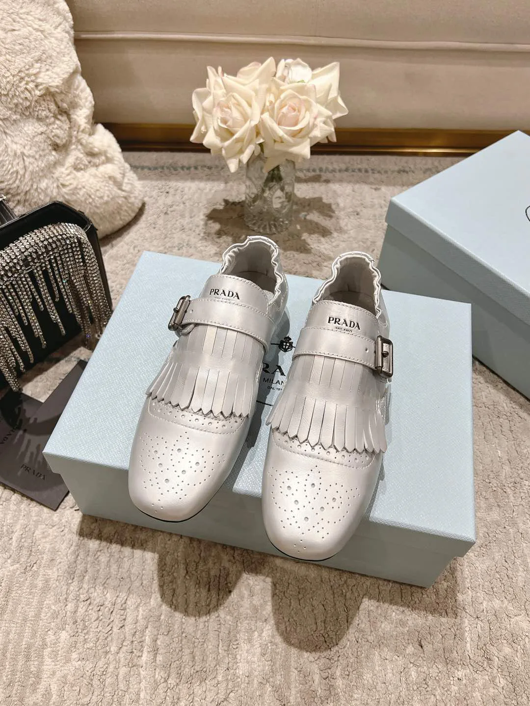 Мокасины Женские Prada 17494