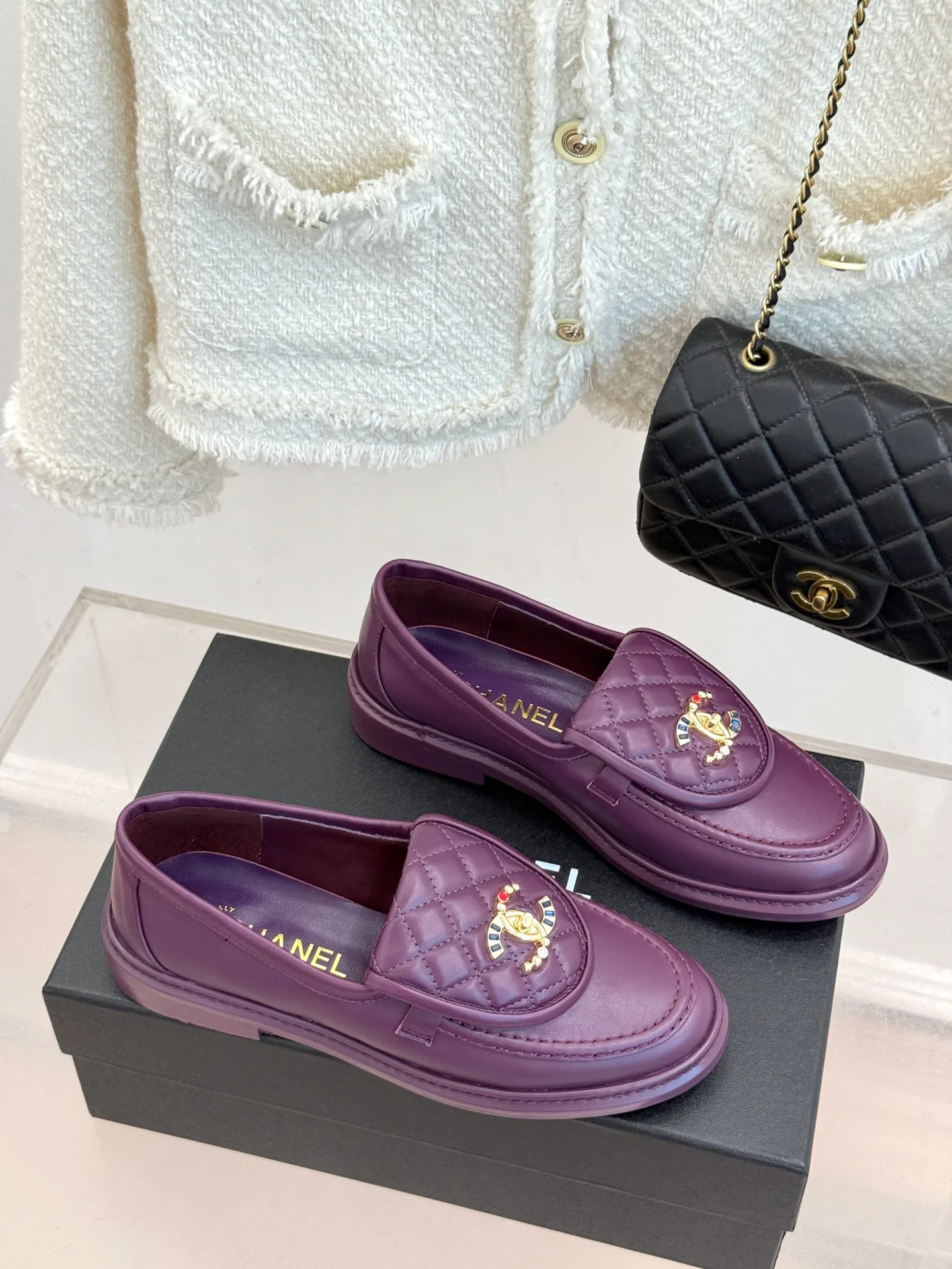 Лоферы И Мокасины Женские Chanel 17336060