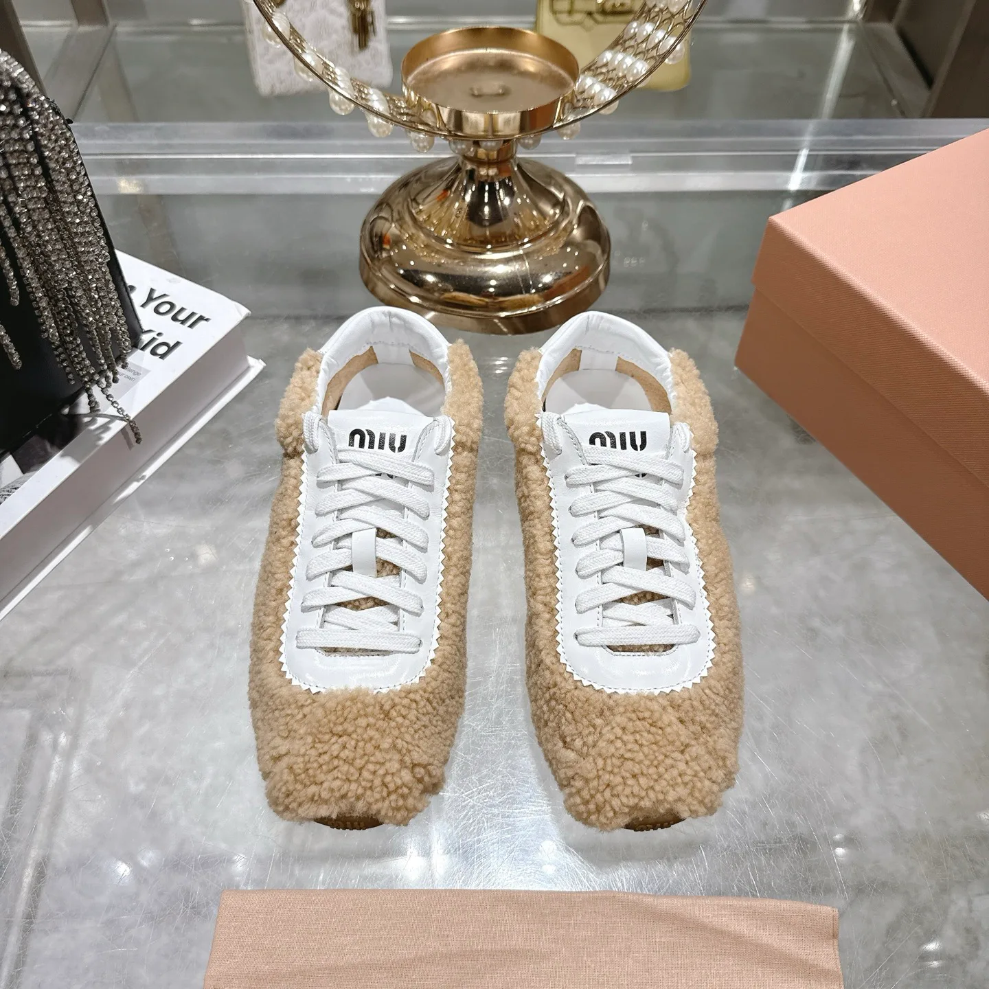 Кроссовки Женские Miu Miu 397944