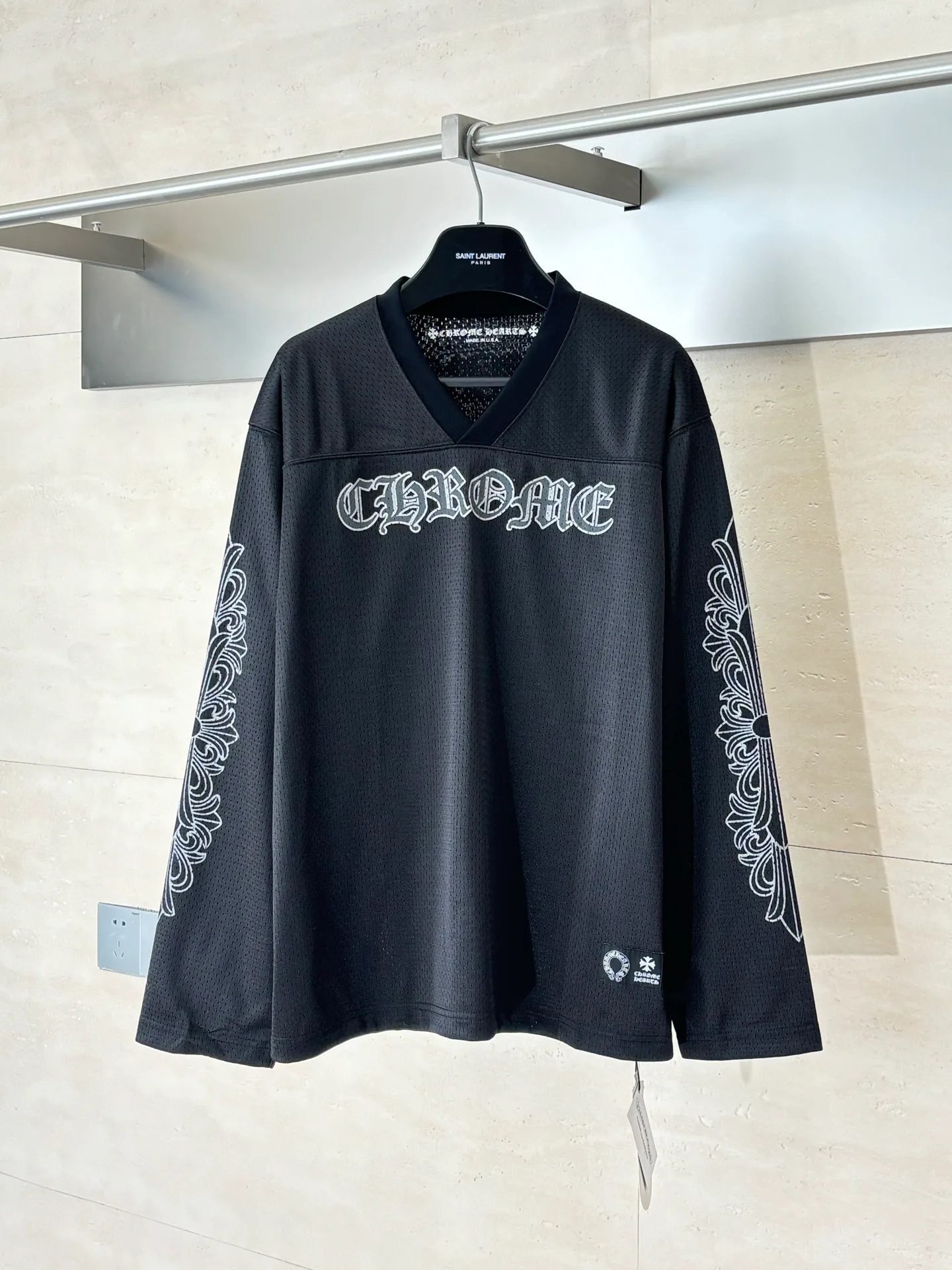 Лонгсливы Мужские Chrome Hearts 194145