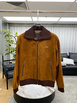 Кожаные Куртки И Дублёнки Мужские Prada 1859700