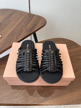 Шлепанцы Женские Miu Miu 12240267