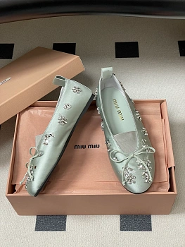 Балетки Женские Miu Miu 668635