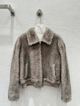 Кожаные Куртки И Дублёнки Женские Bottega Veneta 731537
