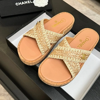 Шлепанцы Женские Chanel 1090995