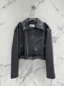 Кожаные Куртки И Дублёнки Женские Saint Laurent 5350238