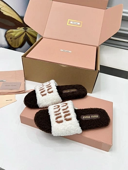 Тапочки Женские Miu Miu 472236