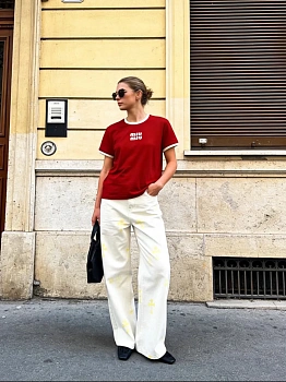 Футболки Женские Miu Miu 11753484