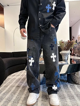 Джинсы Мужские Chrome Hearts 773345