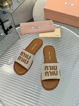 Шлепанцы Женские Miu Miu 21621