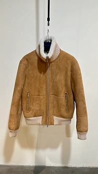 Кожаные Куртки И Дублёнки Мужские Brunello Cucinelli 292180