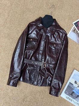 Кожаные Куртки И Дублёнки Женские Saint Laurent 13272383