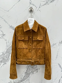 Кожаные Куртки И Дублёнки Женские Saint Laurent 10790625