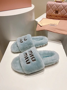 Тапочки Женские Miu Miu 704162