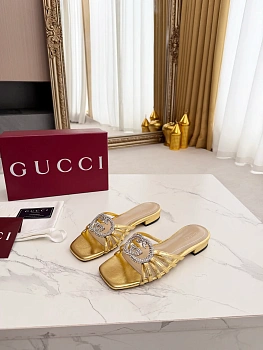 Шлепанцы Женские Gucci 556090