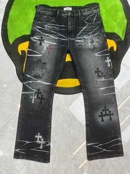 Джинсы Женские Chrome Hearts 906620