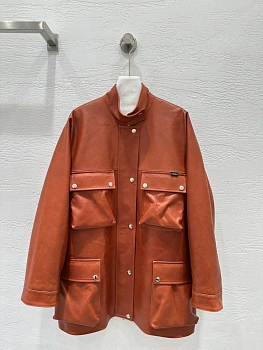 Кожаные Куртки И Дублёнки Женские Prada 4771598