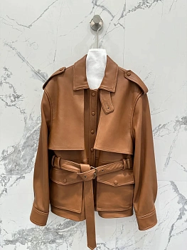 Кожаные Куртки И Дублёнки Женские Saint Laurent 2576645