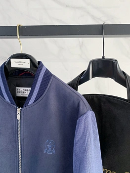 Куртки И Пуховики Мужские Brunello Cucinelli 1444569