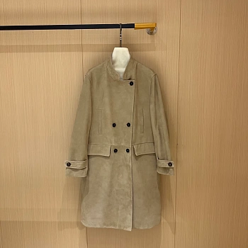 Кожаные Куртки И Дублёнки Женские Saint Laurent 11695420