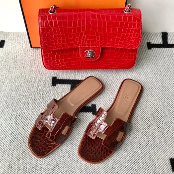 Шлепанцы Женские Hermes 3967464