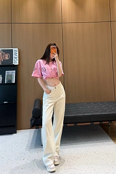 Джинсы Женские Chrome Hearts 4211553