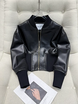 Кожаные Куртки И Дублёнки Женские Alaia 10624727