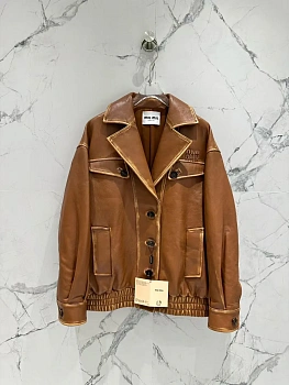 Кожаные Куртки И Дублёнки Женские Miu Miu 11428986