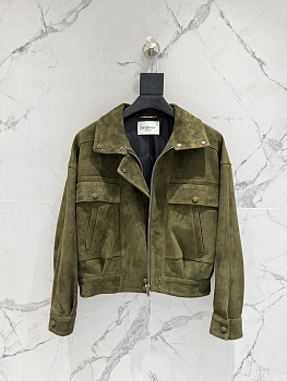 Кожаные Куртки И Дублёнки Женские Saint Laurent 10624724