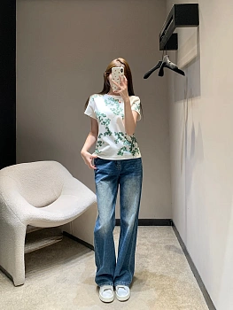Футболки Женские Christian Dior 1876046