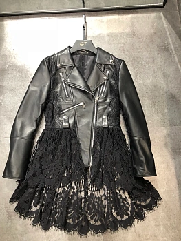 Кожаные Куртки И Дублёнки Женские Alexander Mcqueen 10088539