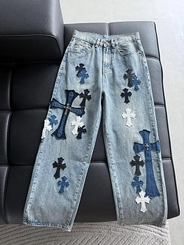 Джинсы Женские Chrome Hearts 1069629