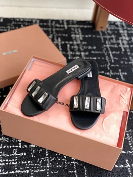 Шлепанцы Женские Miu Miu 19667