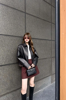 Кожаные Куртки И Дублёнки Женские Loewe 424762