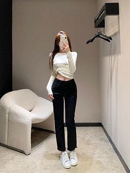 Джинсы Женские Saint Laurent 499076