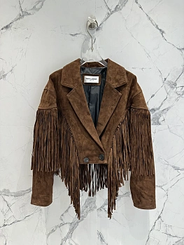 Кожаные Куртки И Дублёнки Женские Saint Laurent 12957011