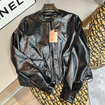 Кожаные Куртки И Дублёнки Женские Miu Miu 1005184