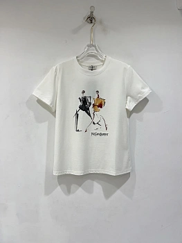 Футболки Женские Saint Laurent 13319721