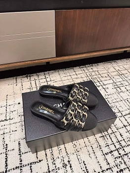 Шлепанцы Женские Chanel 736002