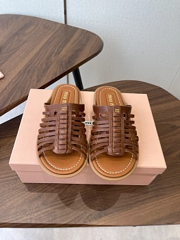 Шлепанцы Женские Miu Miu 12240268