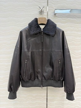 Кожаные Куртки И Дублёнки Женские Brunello Cucinelli 11164813