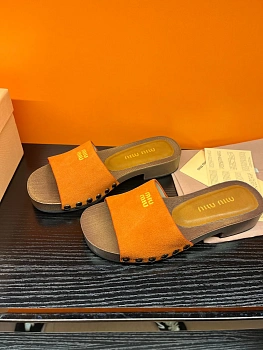 Шлепанцы Женские Miu Miu 16087