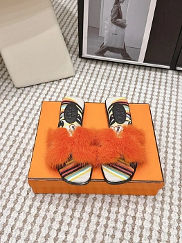 Тапочки Женские Hermes 12859265