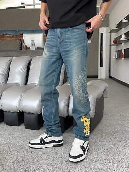 Джинсы Мужские Chrome Hearts 373094