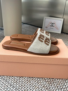 Шлепанцы Женские Miu Miu 28560